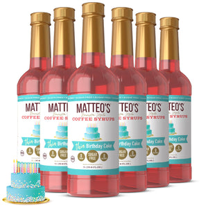 Sugar Free Coffee Syrup, Birthday Cake (1L)