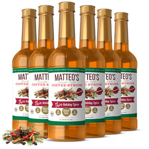 Sugar Free Coffee Syrup, Holiday Spice (1L)