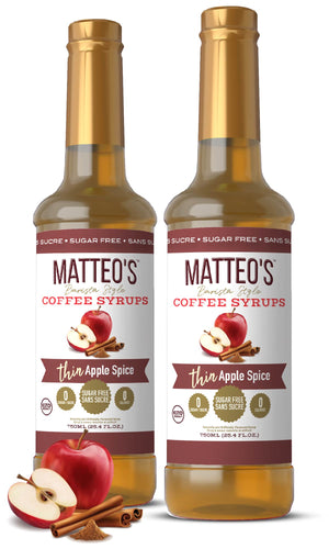 Sugar Free Coffee Syrup, Apple Spice