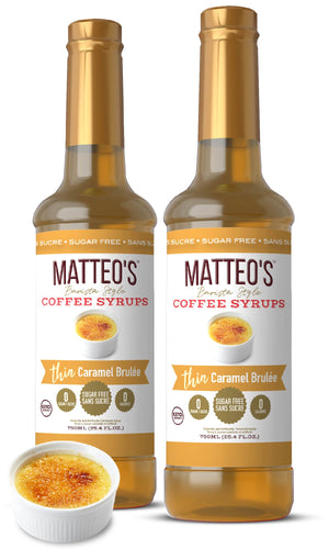 Sugar Free Coffee Syrup, Caramel Brulee