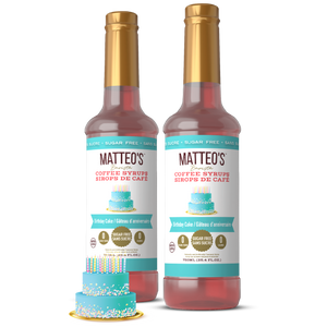 Sugar Free Coffee Syrup, Birthday Cake