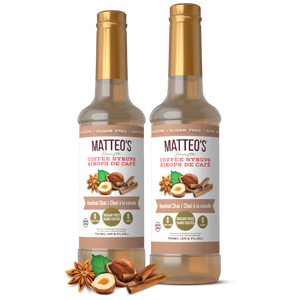 Sugar Free Coffee Syrup, Hazelnut Chai