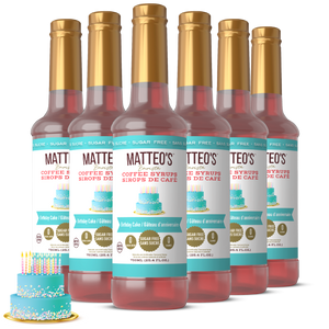 Sugar Free Coffee Syrup, Birthday Cake