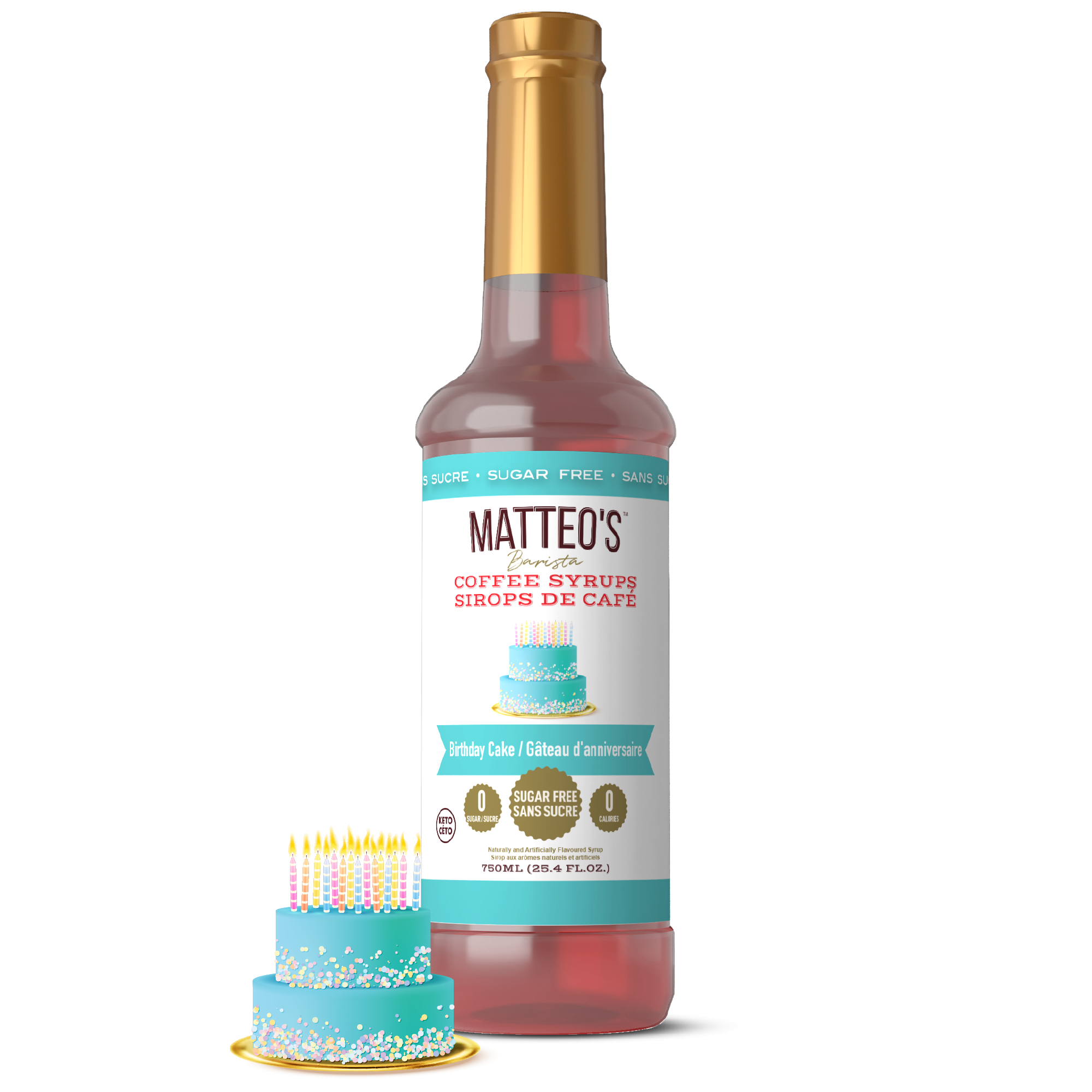 Sugar-Free Birthday Cake Coffee Syrup