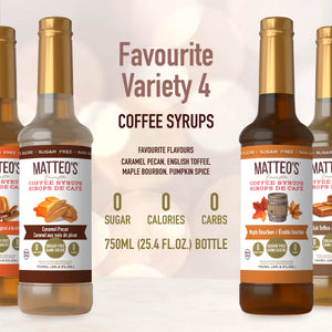 Matteo's Favorites Flavours, Variety Pack, (4 Flavors)