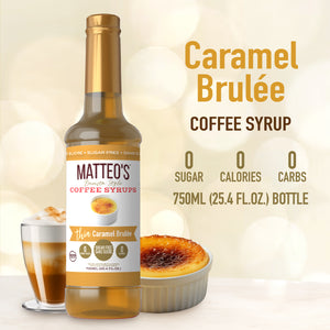 Sugar Free Coffee Syrup, Caramel Brulee