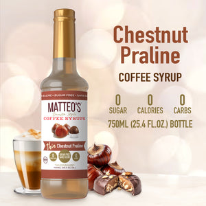 Sirop de café sans sucre, Praliné à la Châtaigne