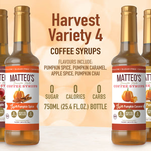 Matteo's Harvest Flavours, Variety Pack, (4 Flavours)