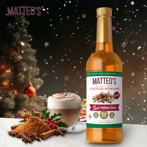Sugar Free Coffee Syrup, Holiday Spice (1L)