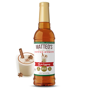 Sirop de café sans sucre, lait de poule