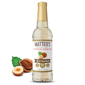Sirop de café sans sucre, noisette