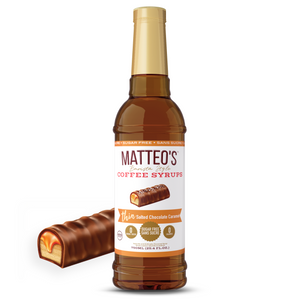 Sirop de Café Sans Sucre, Caramel Chocolat Salé