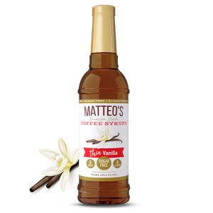 Sirop de café sans sucre, vanille