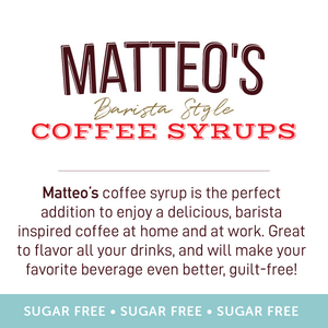 Sirop de café sans sucre,  petit gâteau