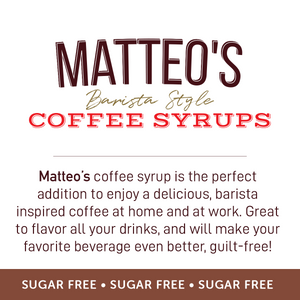 Sirop de café sans sucre, paquet varié, (4 saveurs)
