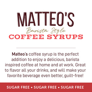 Sirop de café sans sucre, velours rouge