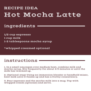 Sugar Free Coffee Syrup, Mocha