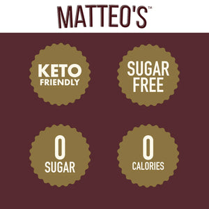 Sirop de café sans sucre de Matteo, vanille française