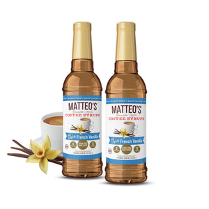 Sirop de café sans sucre de Matteo, vanille française