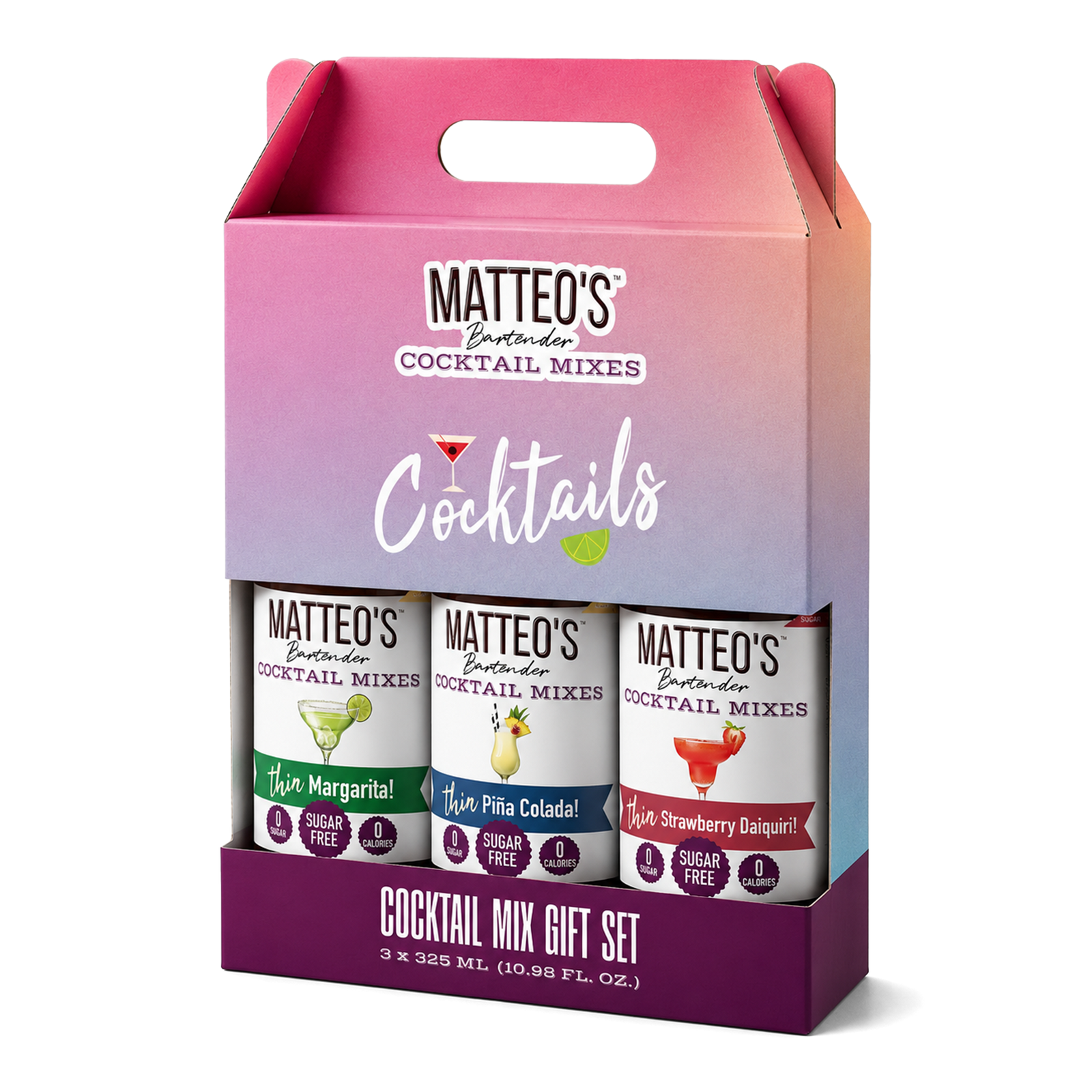 Matteo's Cocktail Gift Pack, 325mL (3 Flavours)