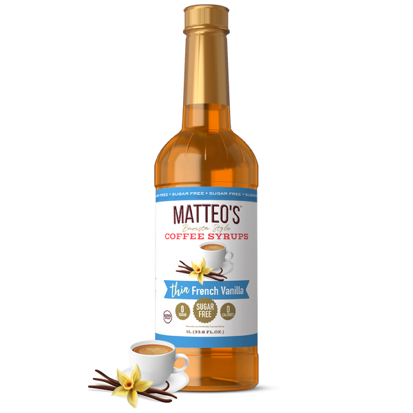 Sugar Free Coffee Syrup, French Vanilla (1L)