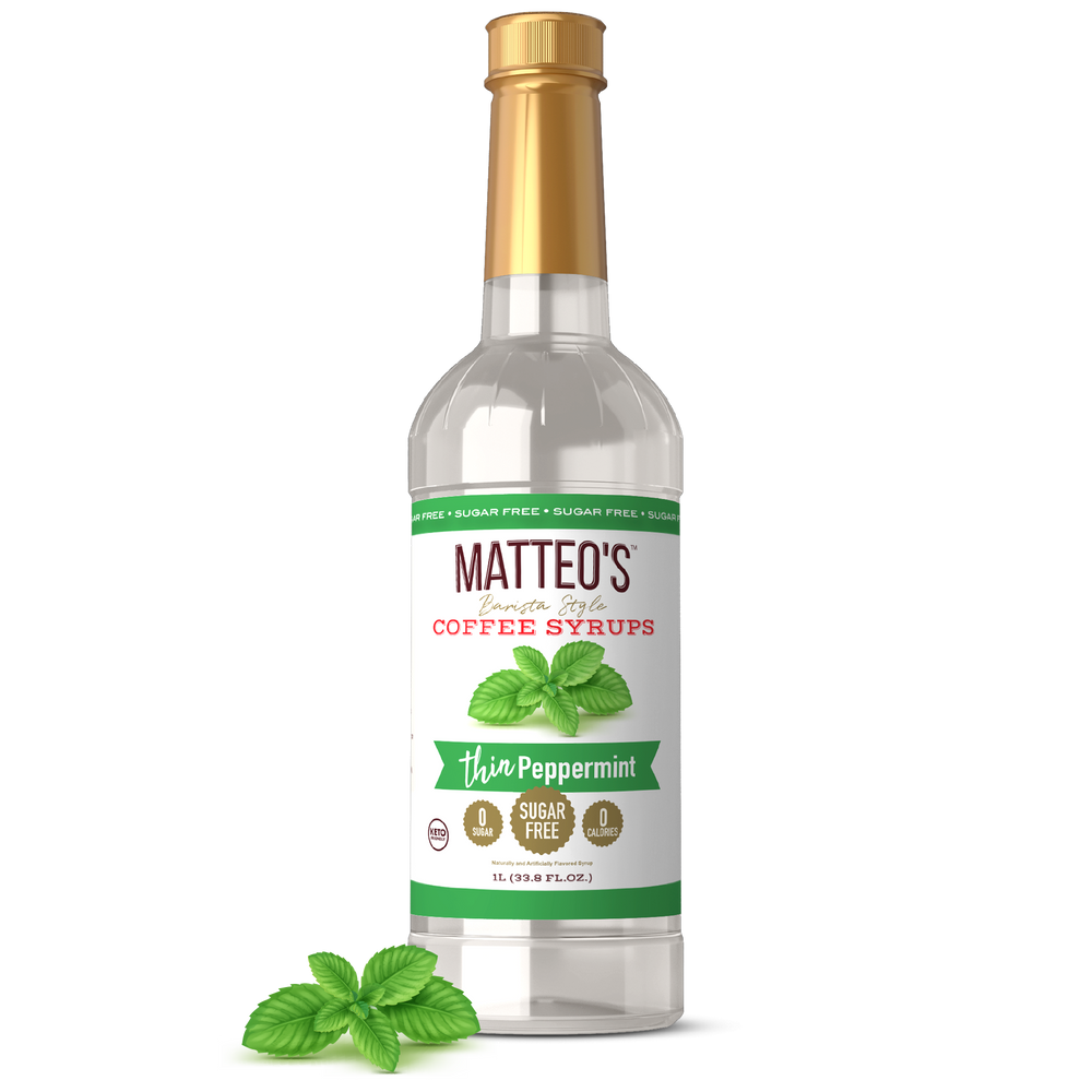 Sugar Free Coffee Syrup, Peppermint (1L)