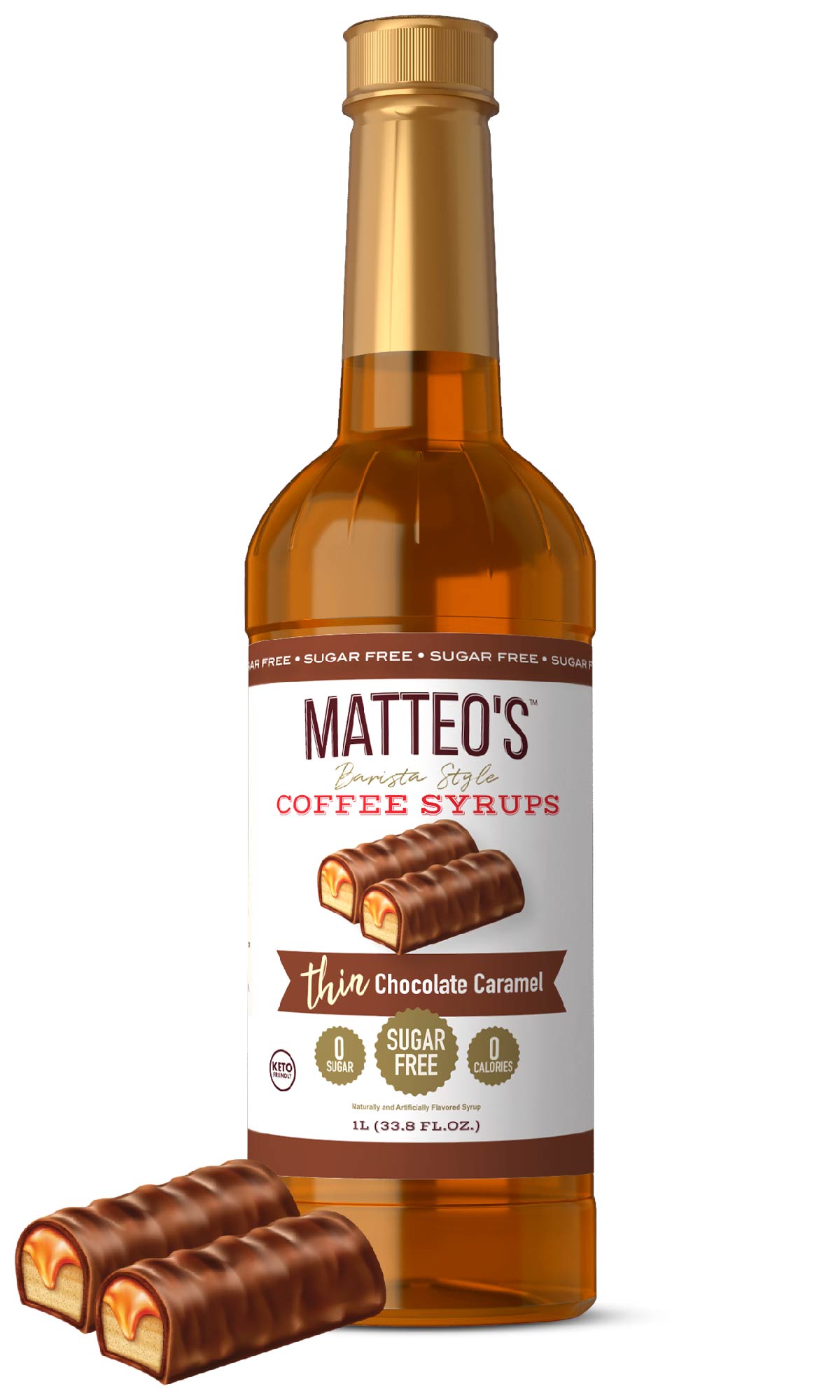 Sugar Free Coffee Syrup, Chocolate Caramel (1L)