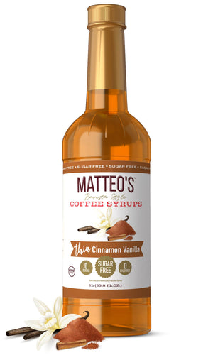 Sugar Free Coffee Syrup, Cinnamon Vanilla (1L)