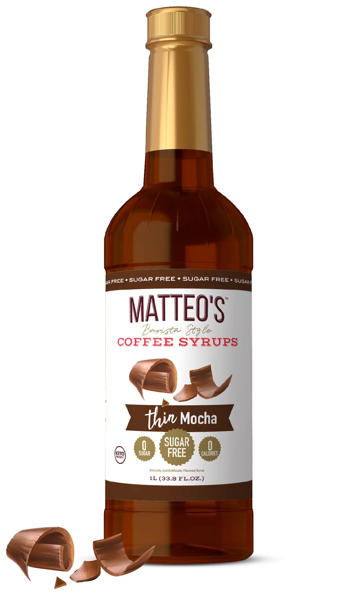 Sugar Free Coffee Syrup, Mocha (1L)