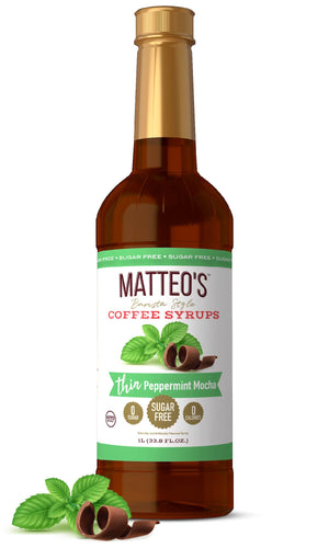 Sugar Free Coffee Syrup, Peppermint Mocha (1L)