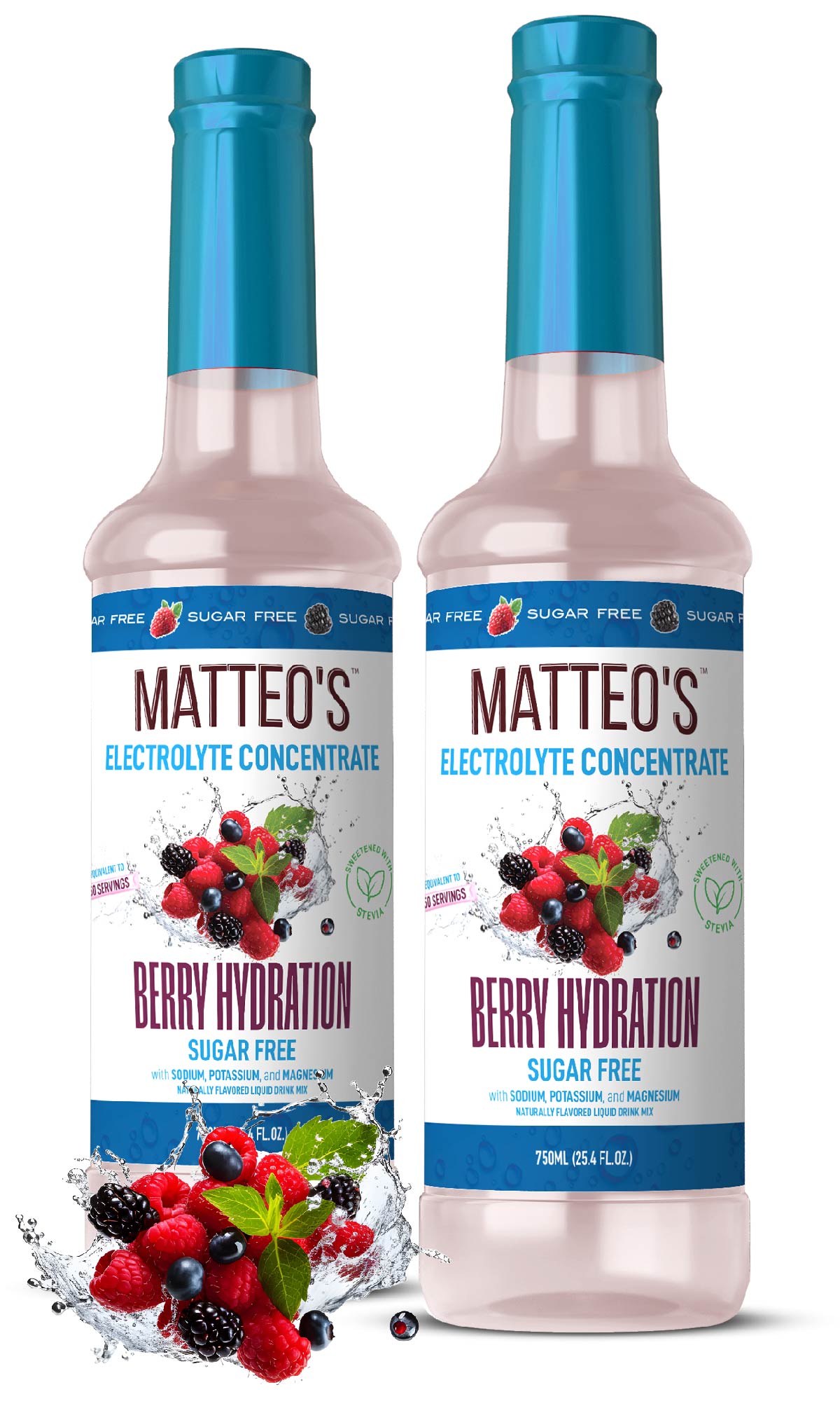 Concentré hydratant sans sucre Matteo's - Baies