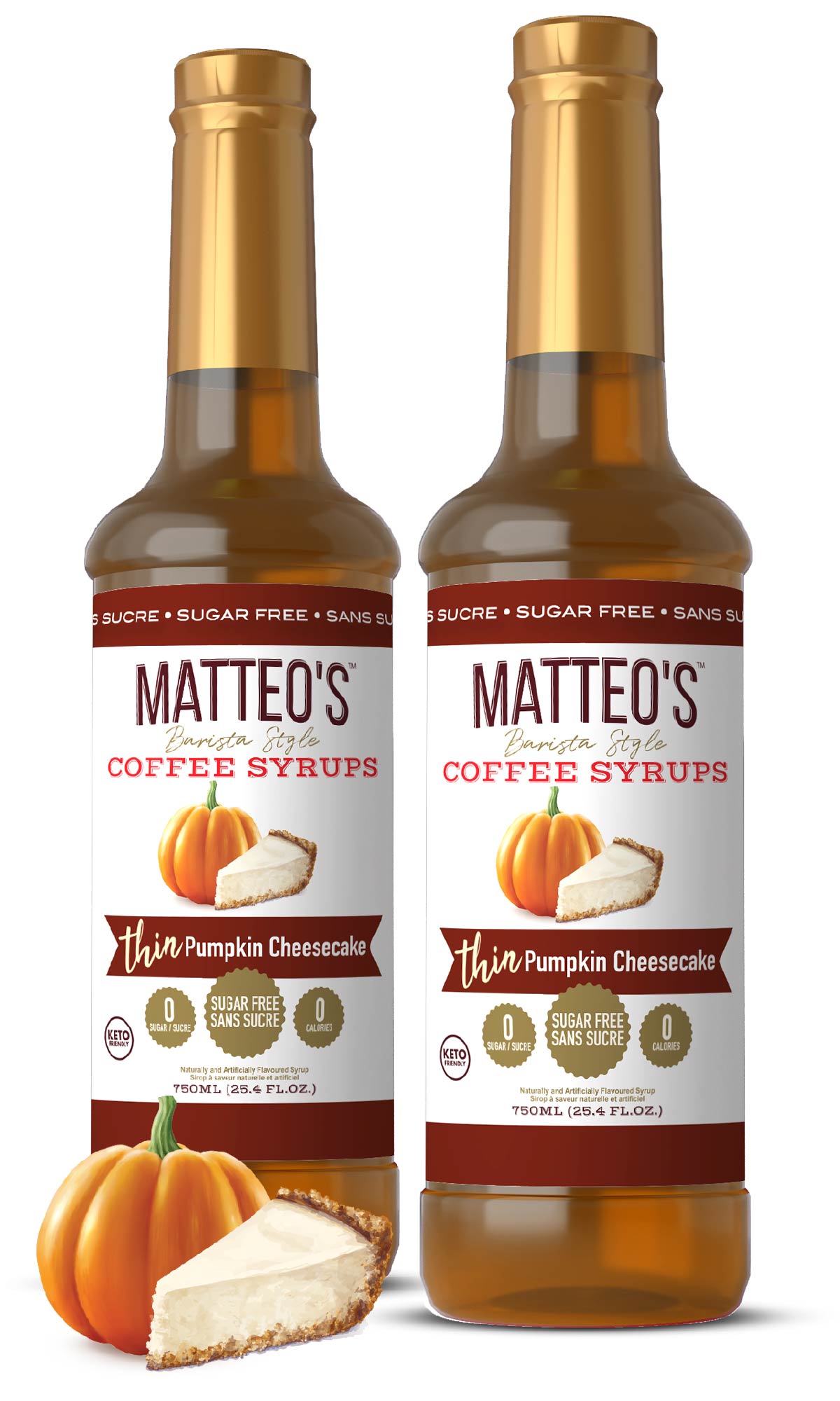 Sugar Free Coffee Syrup, Pumpkin Cheesecake