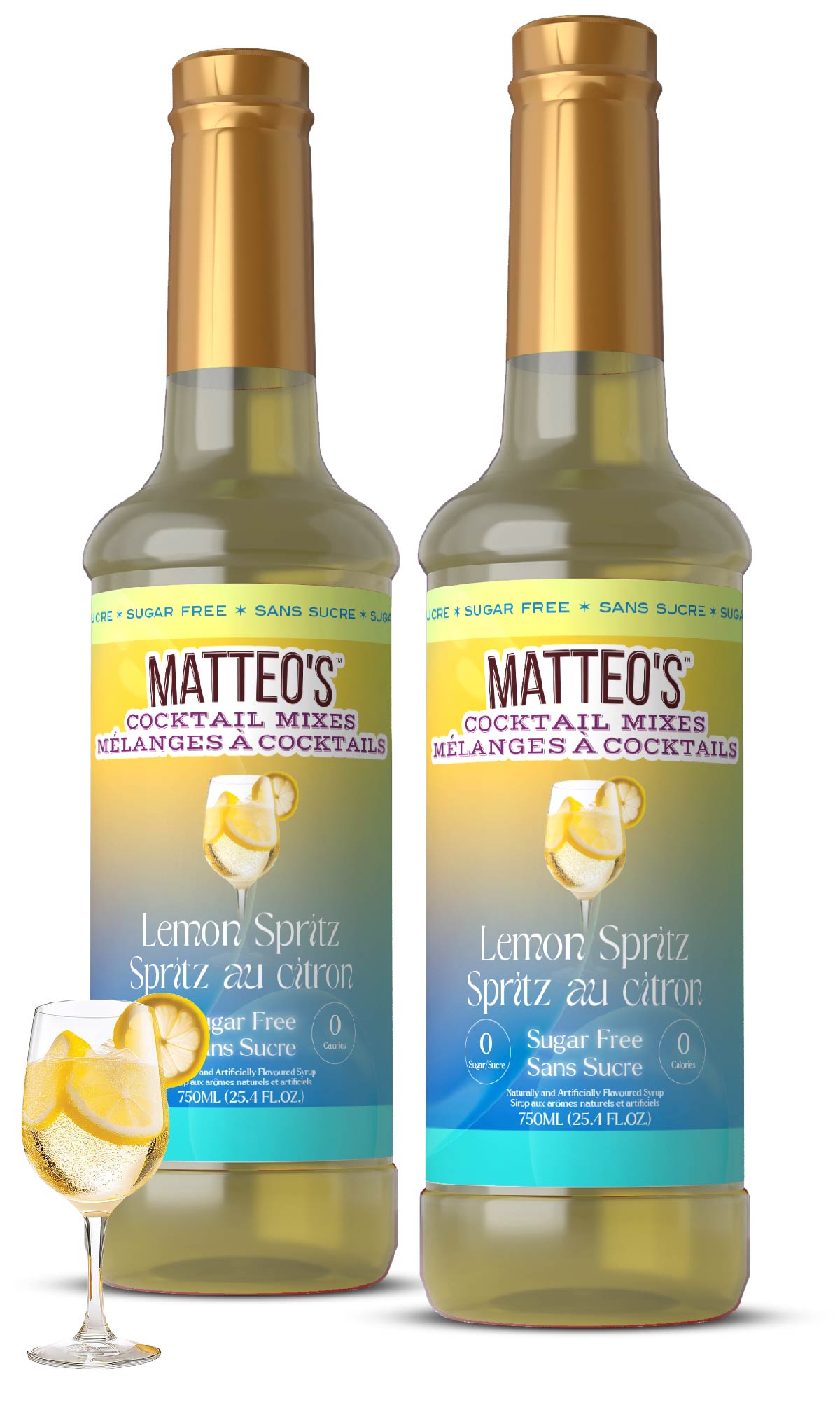 Sugar Free Cocktail Mixes - Lemon Spritz