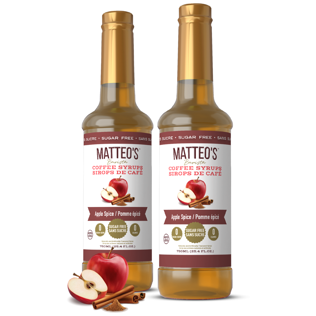 Sugar Free Coffee Syrup, Apple Spice