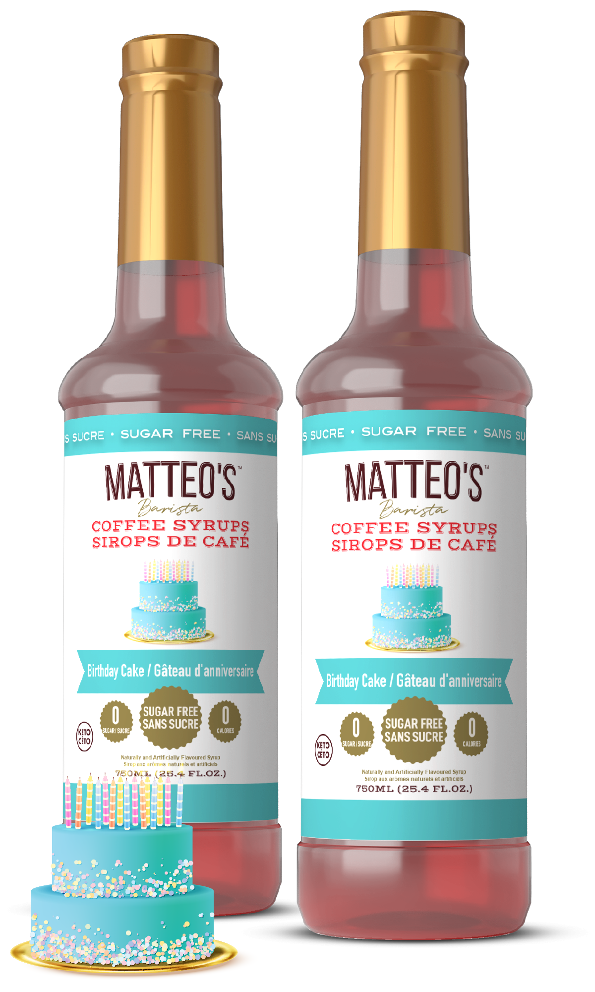 Sugar Free Coffee Syrup, Birthday Cake