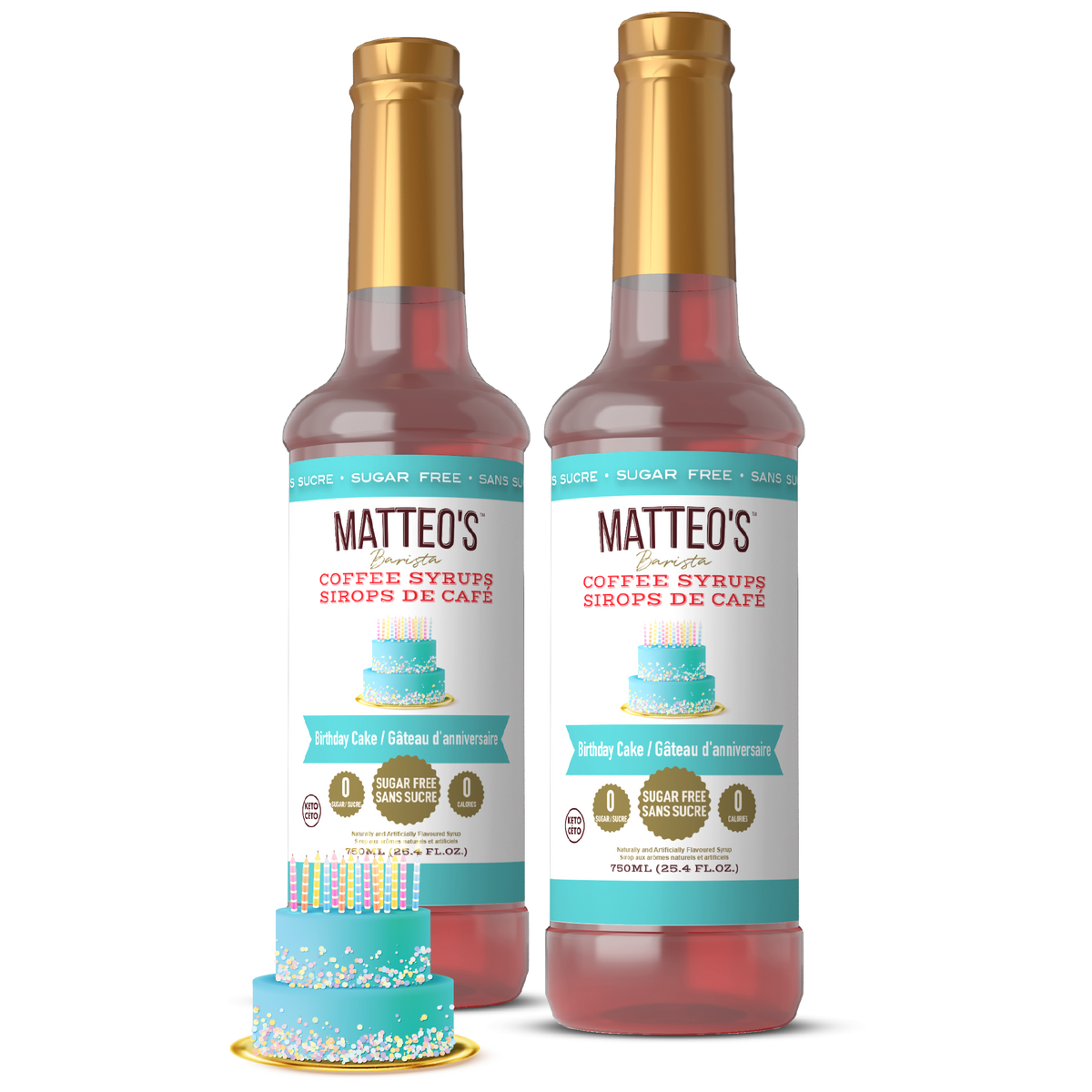 Sugar Free Coffee Syrup, Birthday Cake
