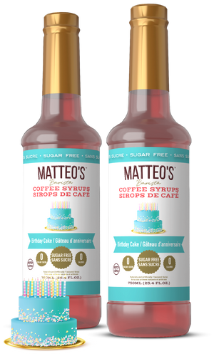 Sugar Free Coffee Syrup, Birthday Cake