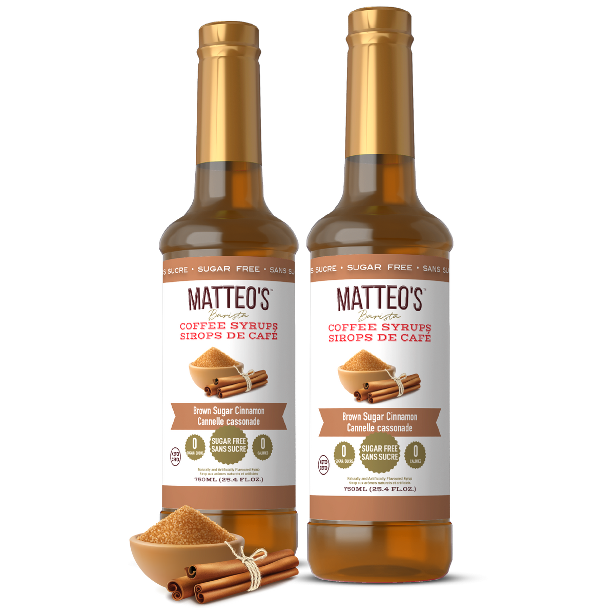Sugar Free Coffee Syrup, Brown Sugar Cinnamon