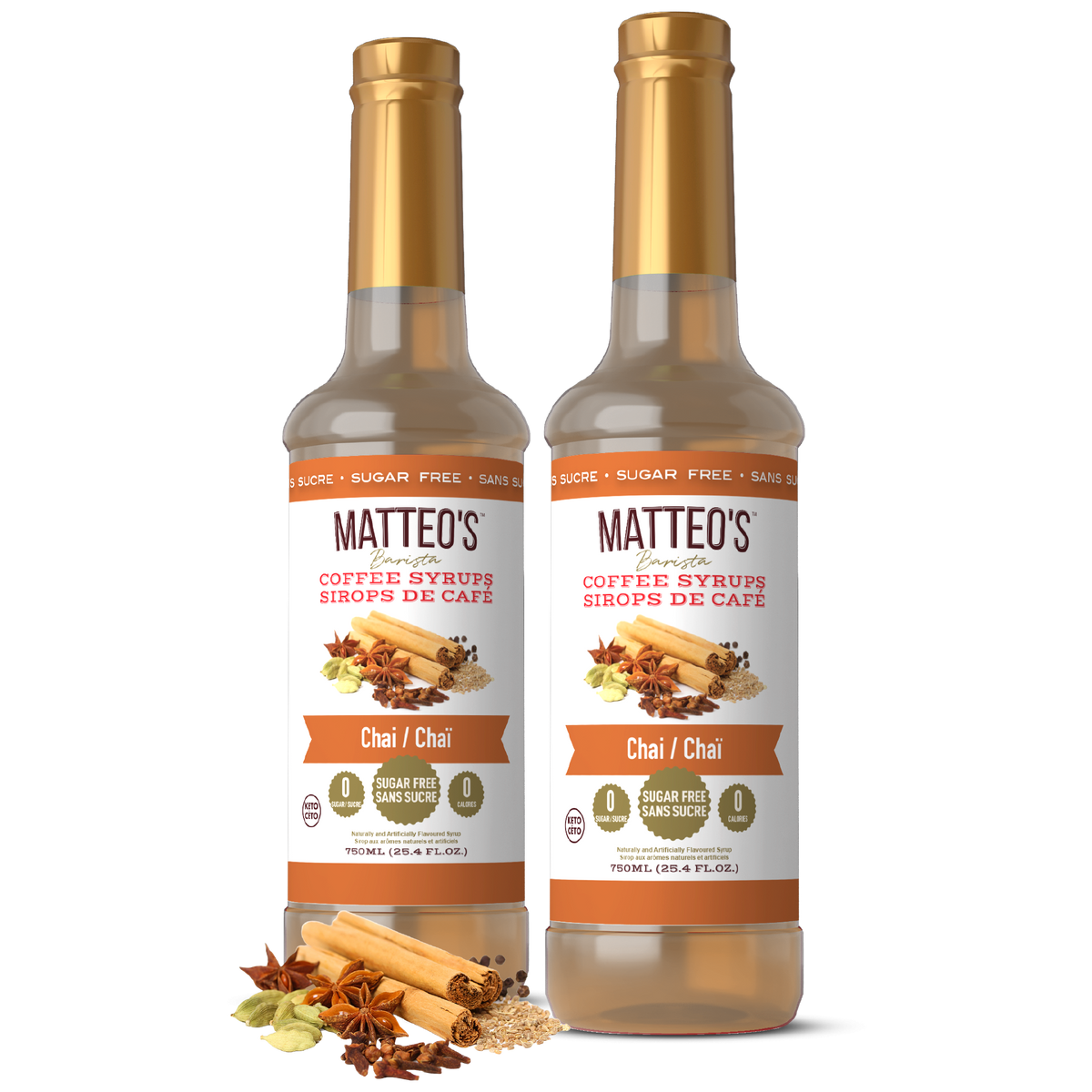 Sugar Free Coffee Syrup, Chai