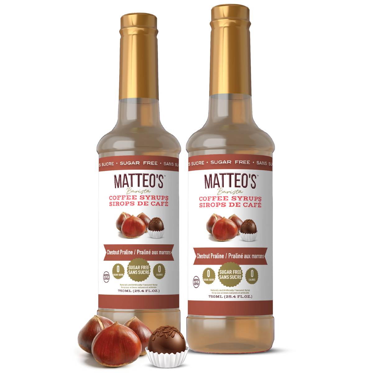 Sugar Free Coffee Syrup, Chestnut Praline