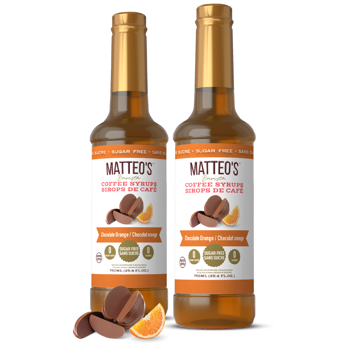 Sugar Free Coffee Syrup, Chocolate Orange