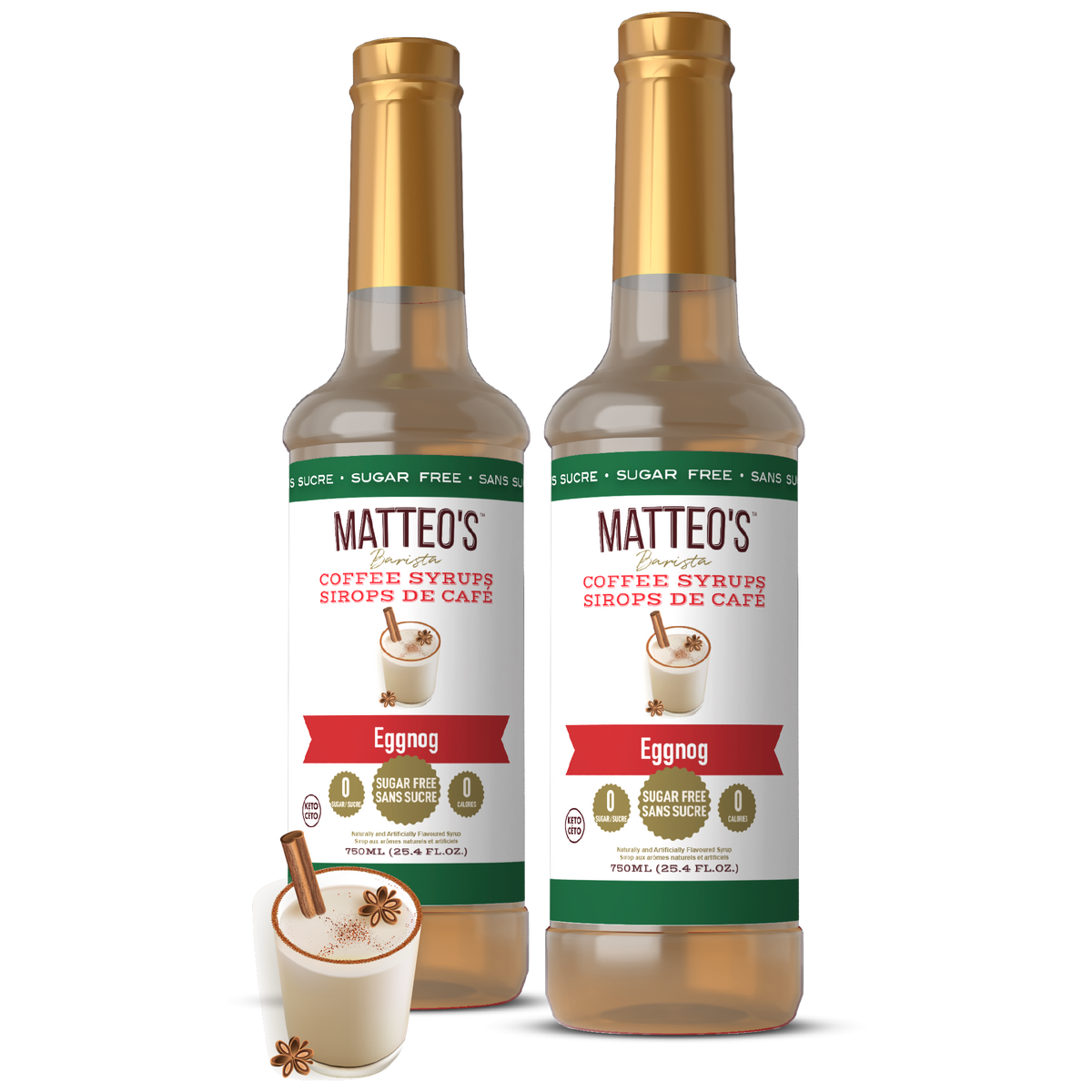Sugar Free Coffee Syrup, Eggnog