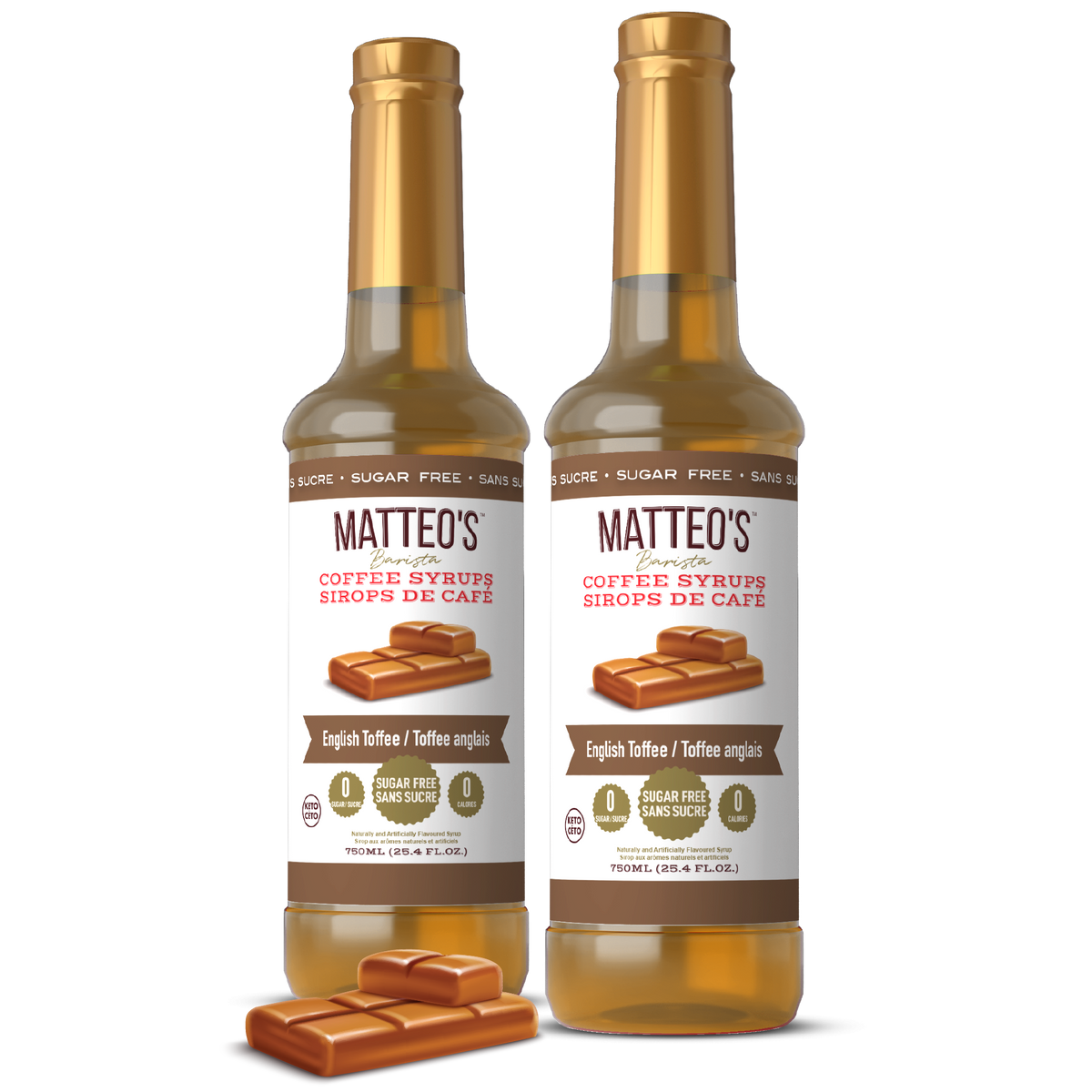 Sugar Free Coffee Syrup, English Toffee