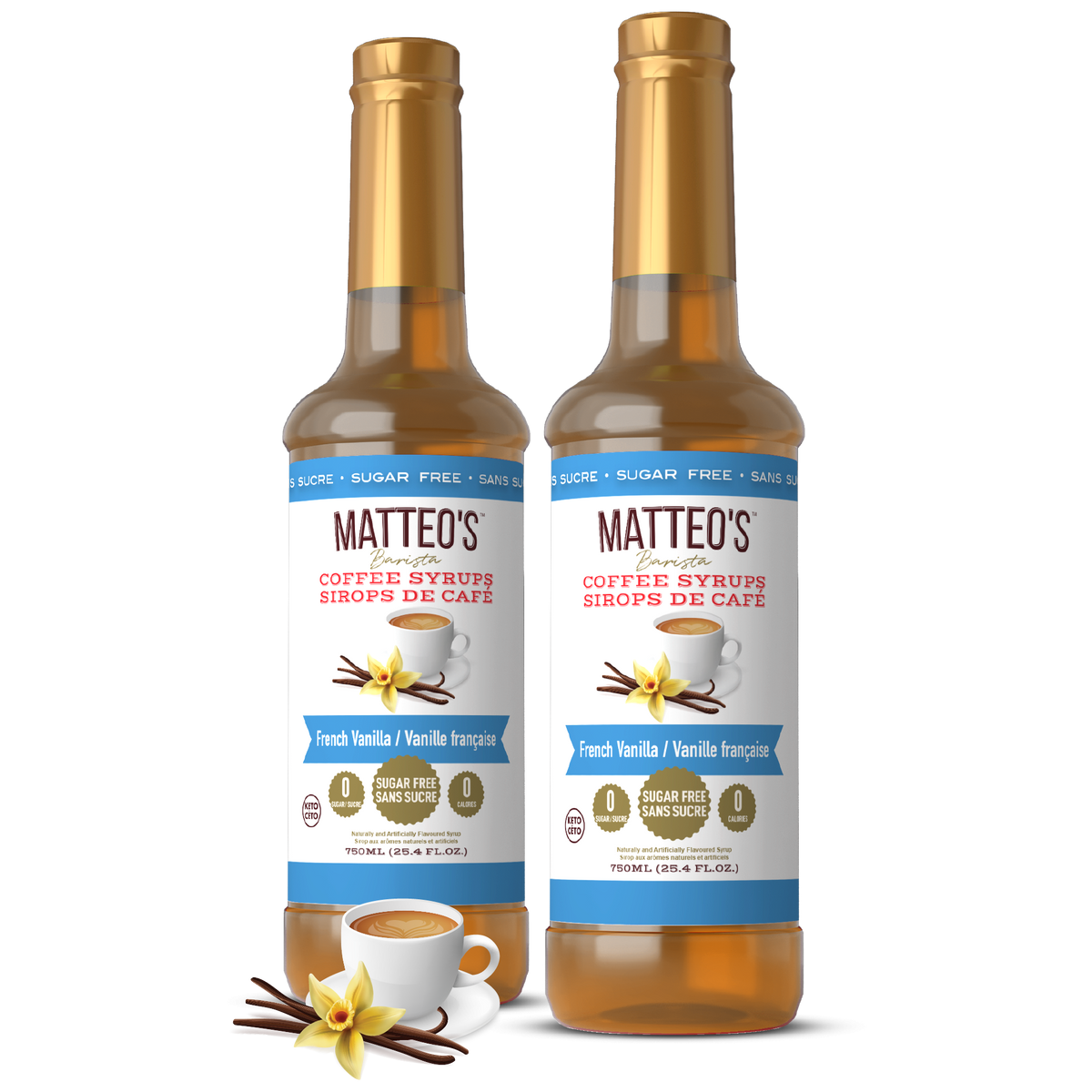 Sugar Free Coffee Syrup, French Vanilla