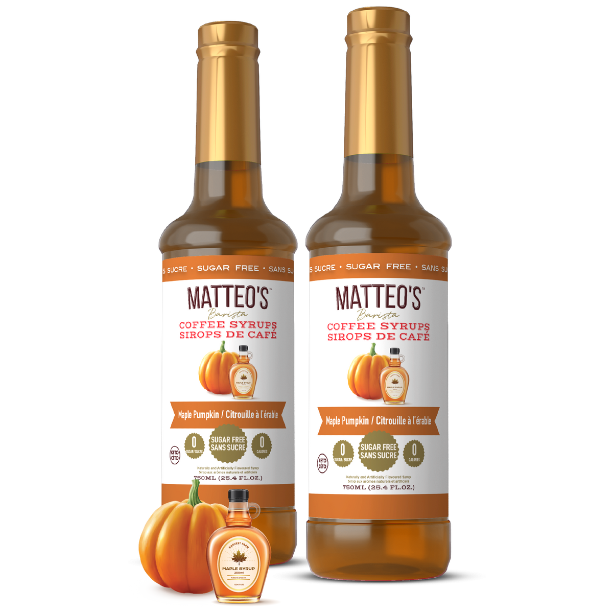 Sugar Free Coffee Syrup, Maple Pumpkin