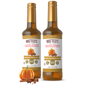 Sugar Free Coffee Syrup, Pumpkin Chai