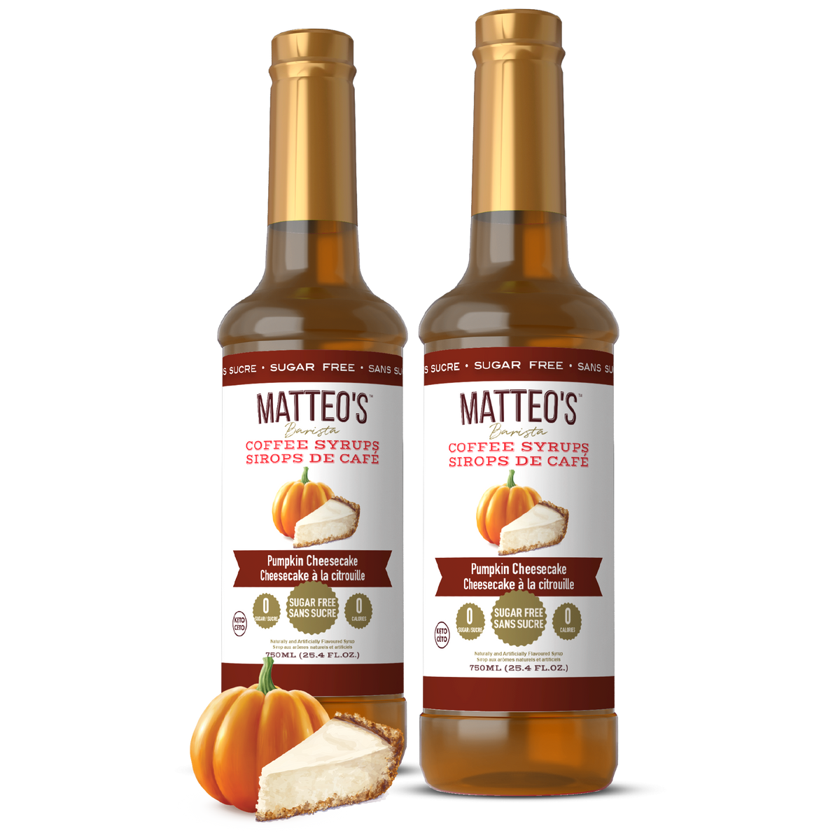 Sugar Free Coffee Syrup, Pumpkin Cheesecake