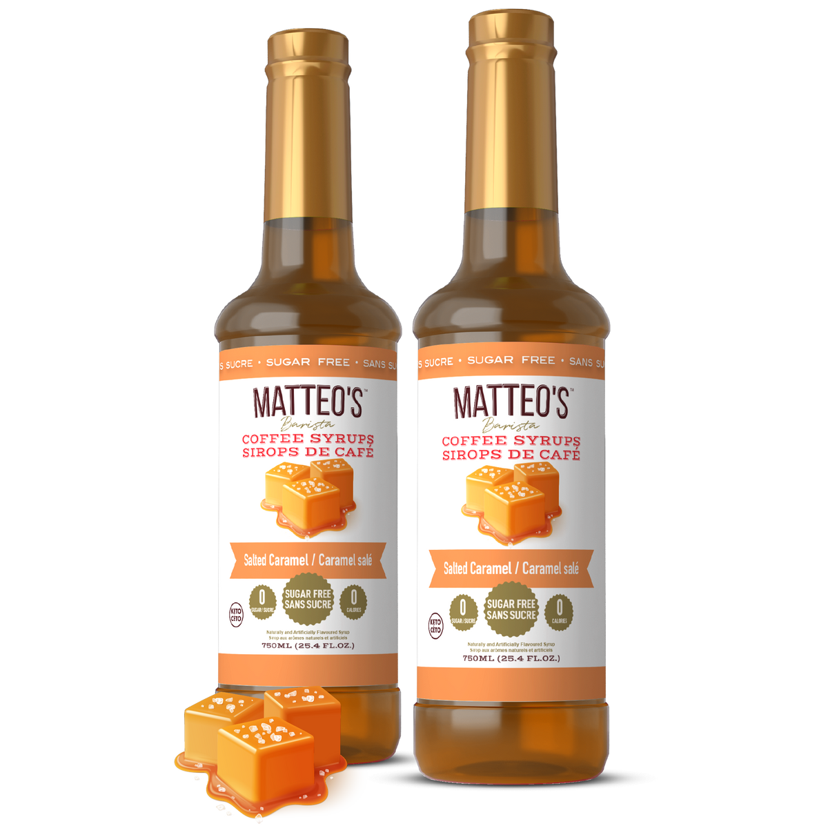 Sugar Free Coffee Syrup, Salted Caramel