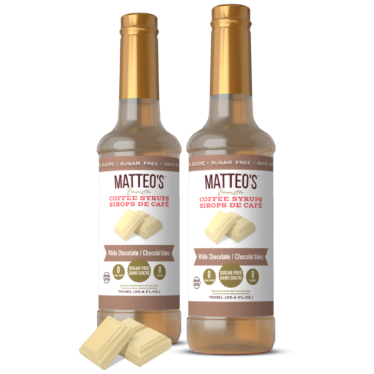 Sugar Free Coffee Syrup, White Chocolate