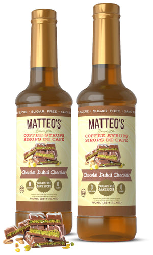 Sugar Free Coffee Syrup, Dubai Chocolate